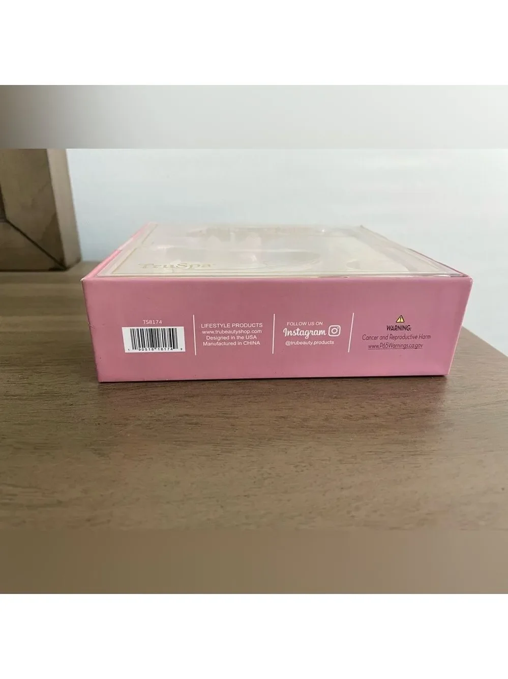 TruSpa Acupressure Therapy 3 pc Rose Quartz Set - NWT
